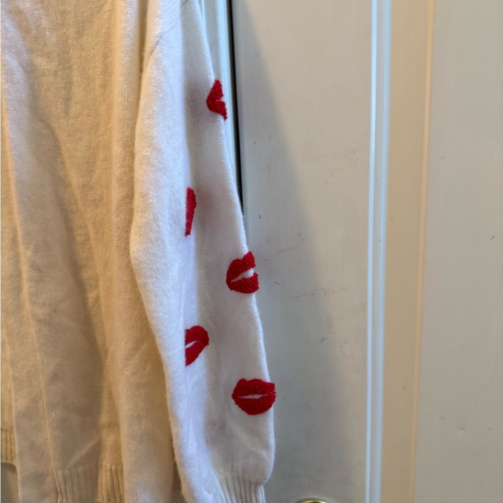27 Miles 100% Cashmere Valentines Cardigan - Picture 5 of 9